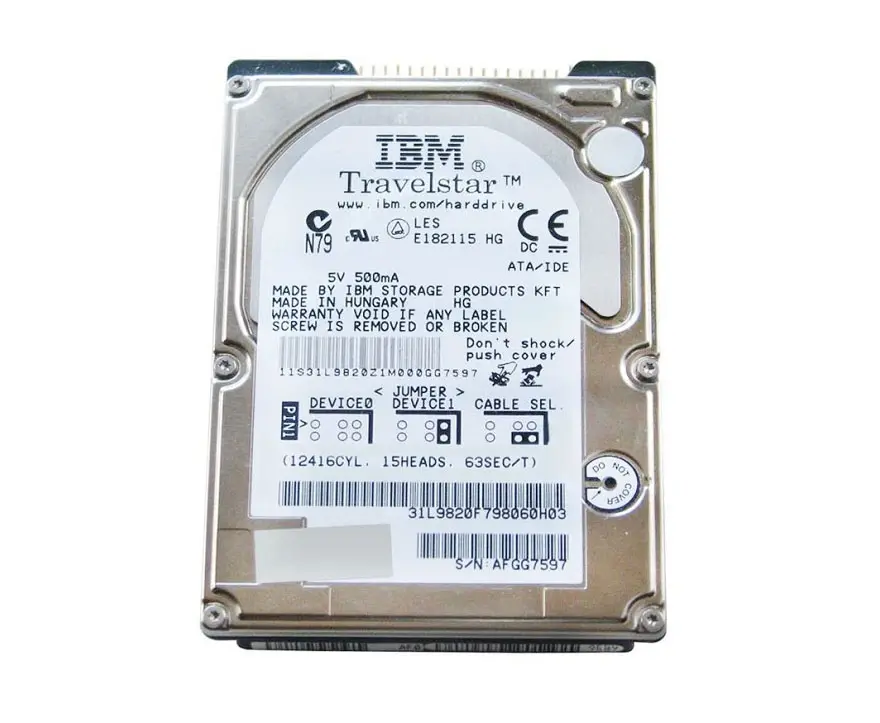 00K0381 IBM 3.2GB 4000RPM ATA-33 2.5-inch Hard Drive