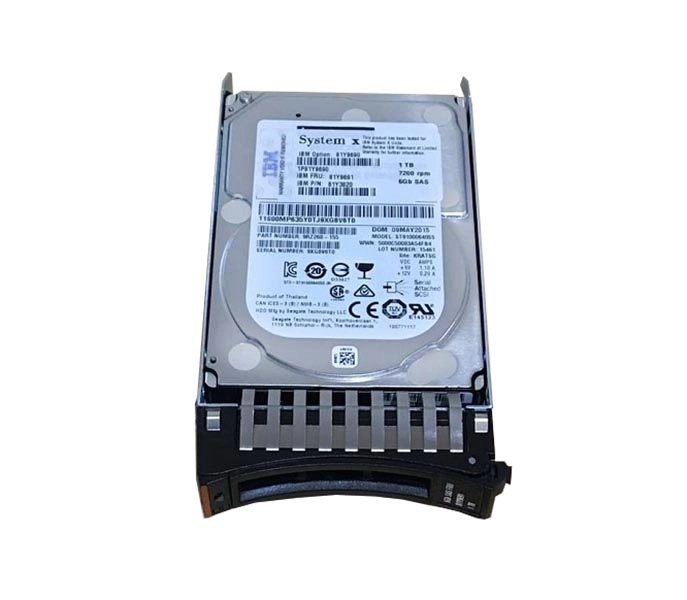 00NA492 IBM 1TB 7200RPM SAS 12GB/s Hot-Swappable 2.5-in...
