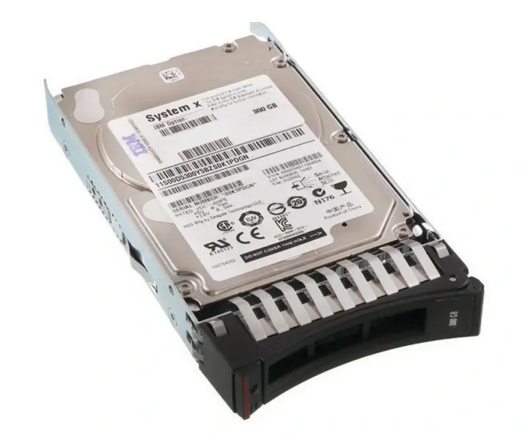 00NC645 IBM 300GB 15000RPM SAS 12GB/s Hot-Swappable 2.5-inch Hard Drive with Tray