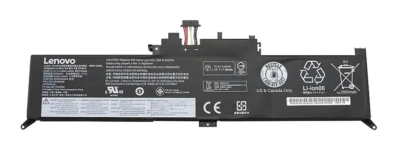 00HW026 Lenovo 15.2V 44WHr Battery for ThinkPad Yoga 26...