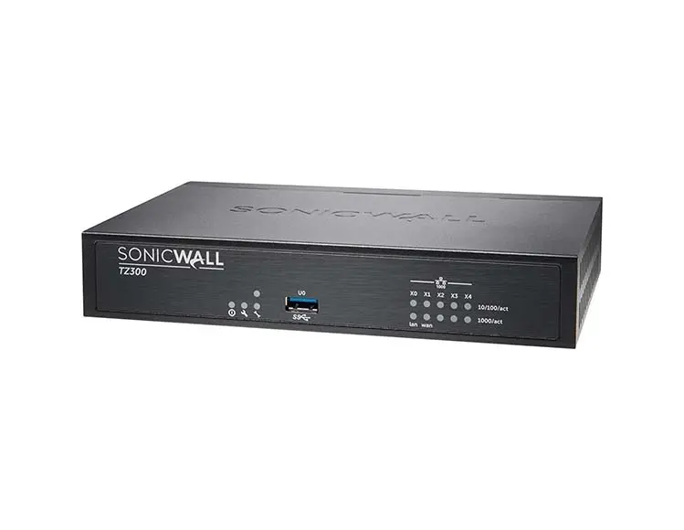 01-SSC-0576 SonicWall TZ300 Security Appliance with 3-Years Secure Upgrade Security Suite