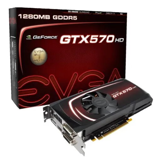 012-P3-1571-RX EVGA GeForce GTX 570 1280MB 320-Bit GDDR...
