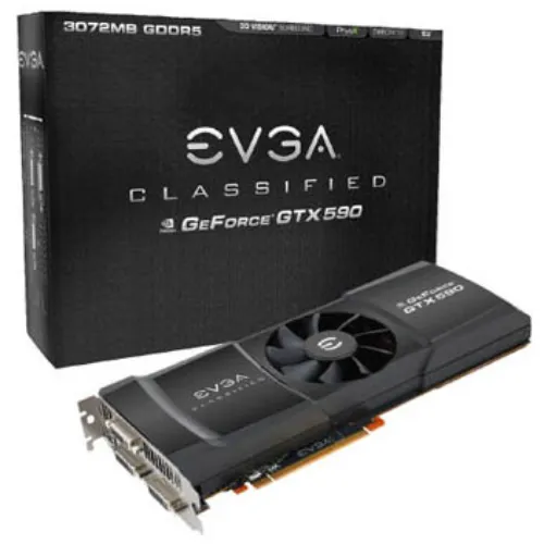 015-P3-1587-B1 EVGA GeForce GTX 580 Superclocked 1536MB GDDR5 PCI-Express 2.0 Dual DVI/ Mini-HDMI/ Ready SLI Support Video Graphics Card