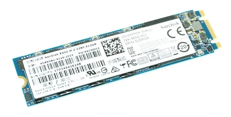 015MCR Dell X400 512GB SATA 6Gb/s M.2 2280 Solid State ...