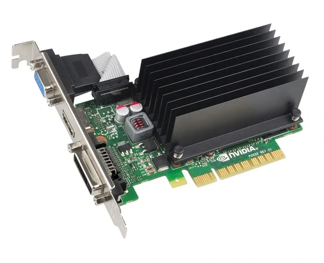 01G-P3-1731-KR EVGA GeForce GT 730 1GB GDDR3 64-bit DVI/HMDI/VGA Low Profile Graphics Card (Low Profile/ Passive)