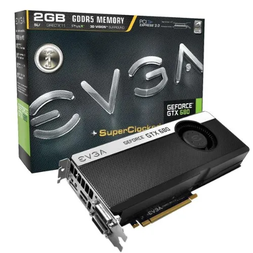 02G-P4-2683-BR EVGA GeForce GTX 680 SC Signature 2GB 256-Bit GDDR5 Dual DVI/ HDMI/ DisplayPort Video Graphics Card