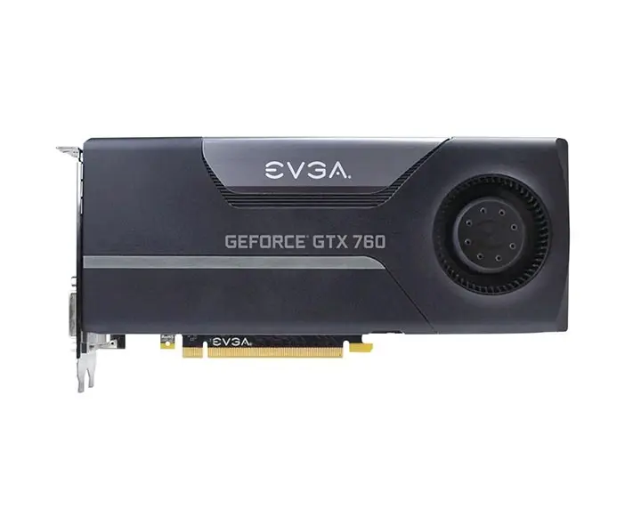 02G-P4-2761-KR EVGA Nvidia GeForce GTX 760 2GB GDDR5 25...