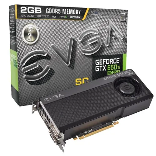 02G-P4-3658-KR EVGA Nvidia GeForce GTX 650 Ti Boost 2GB GDDR5 192-Bit PCI-Express 3.0 Video Graphics Card