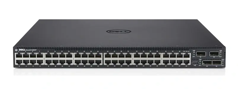 02P7Y5 Dell Force10 S4820T 48-Ports 10GbE 10GBase-T RJ-45 Enterprise Network Switch with 4 x QSFP 40GB Ports