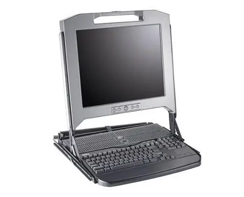 033M77 Dell 17-inch Rackmount LCD Panel with Keyboard