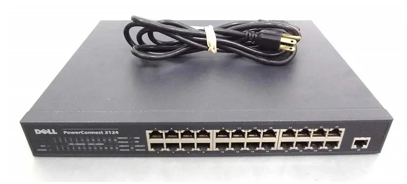03N347 Dell PowerConnect 2124 24-Ports Fast 10/100BaseT...