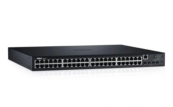03WY51 Dell PowerConnect N1548P 48 x 10/100/1000 + 4 x 10 Gigabit SFP+ PoE+ Managed Rack-Mountable Network Switch