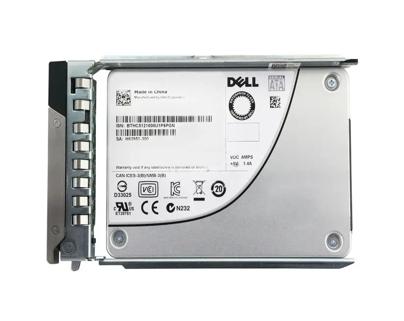 043XCY Dell 1.6TB Multi-Level Cell (MLC) SATA 6Gb/s Mixed Use 2.5-inch Solid State Drive