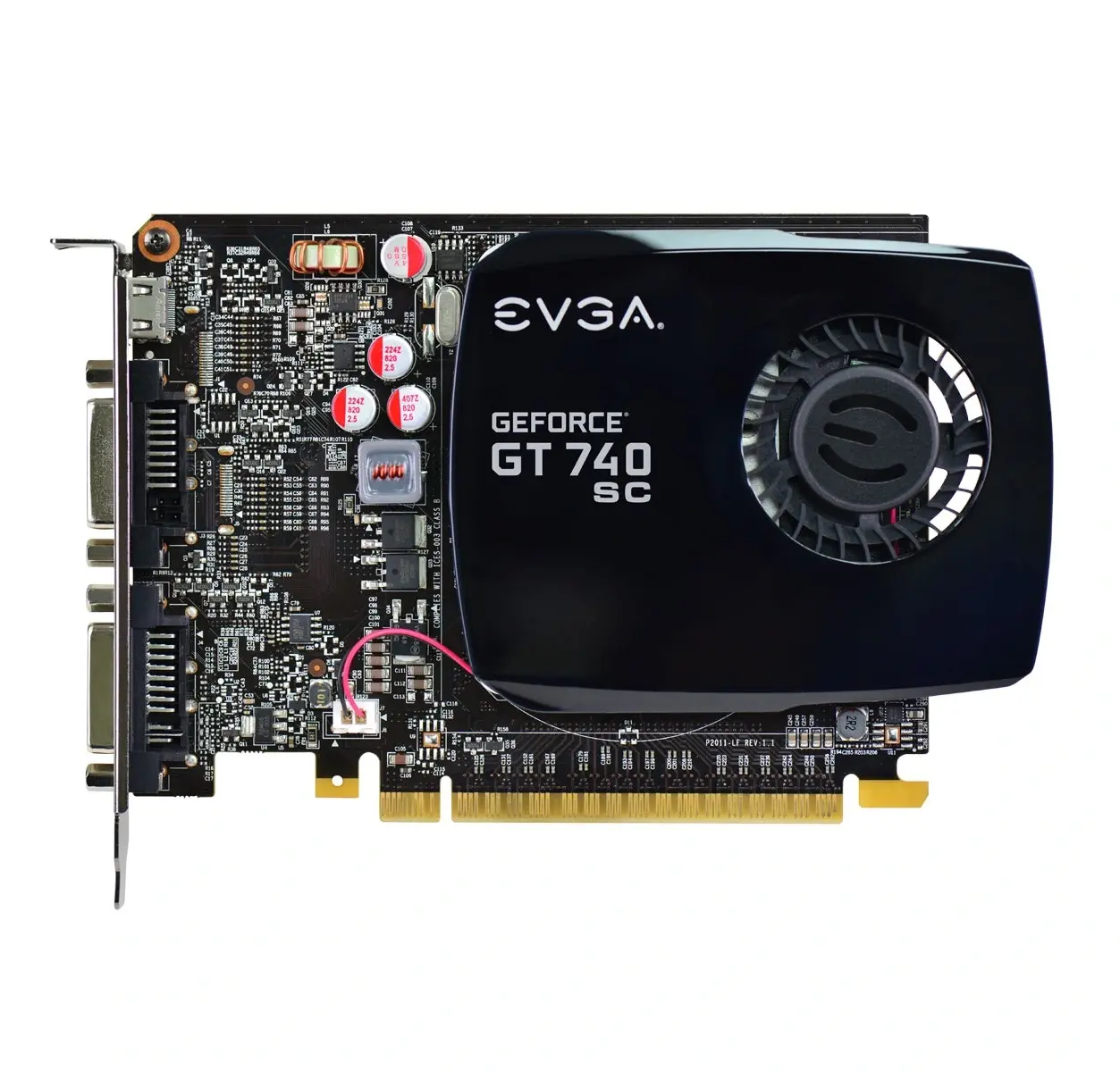 04G-P4-2744-KR EVGA Nvidia GeForce GT 740 Superclocked 4GB GDDR3 128-Bit PCI-Express 3.0 Video Graphics Card