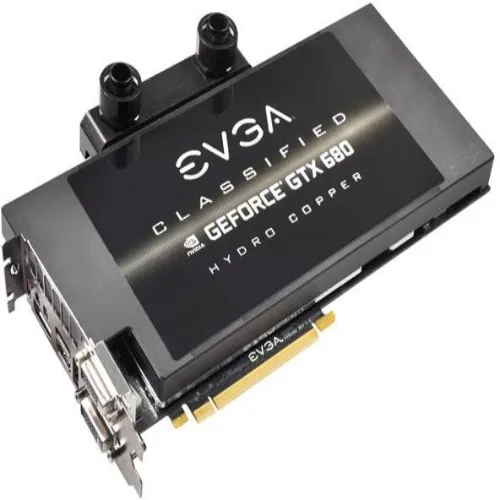 04G-P4-3689-DS EVGA GeForce GTX 680 Classified Hydro Copper 4GB 256-Bit GDDR5 PCI-Express 3.0 x16 Dual DVI/ HDMI/ Displayport Video Graphics Card