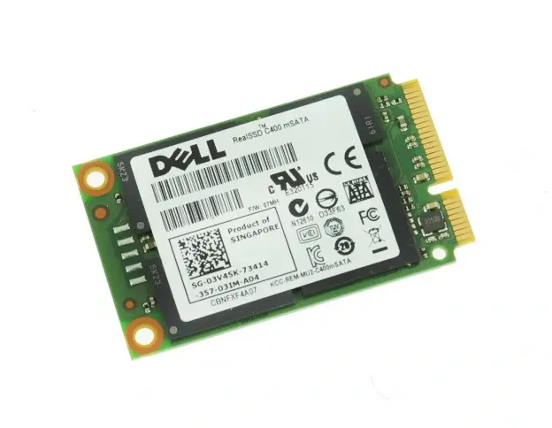 06P19V Dell 256GB Multi-Level Cell mSATA 6GB/s 1.8-inch Solid State Drive
