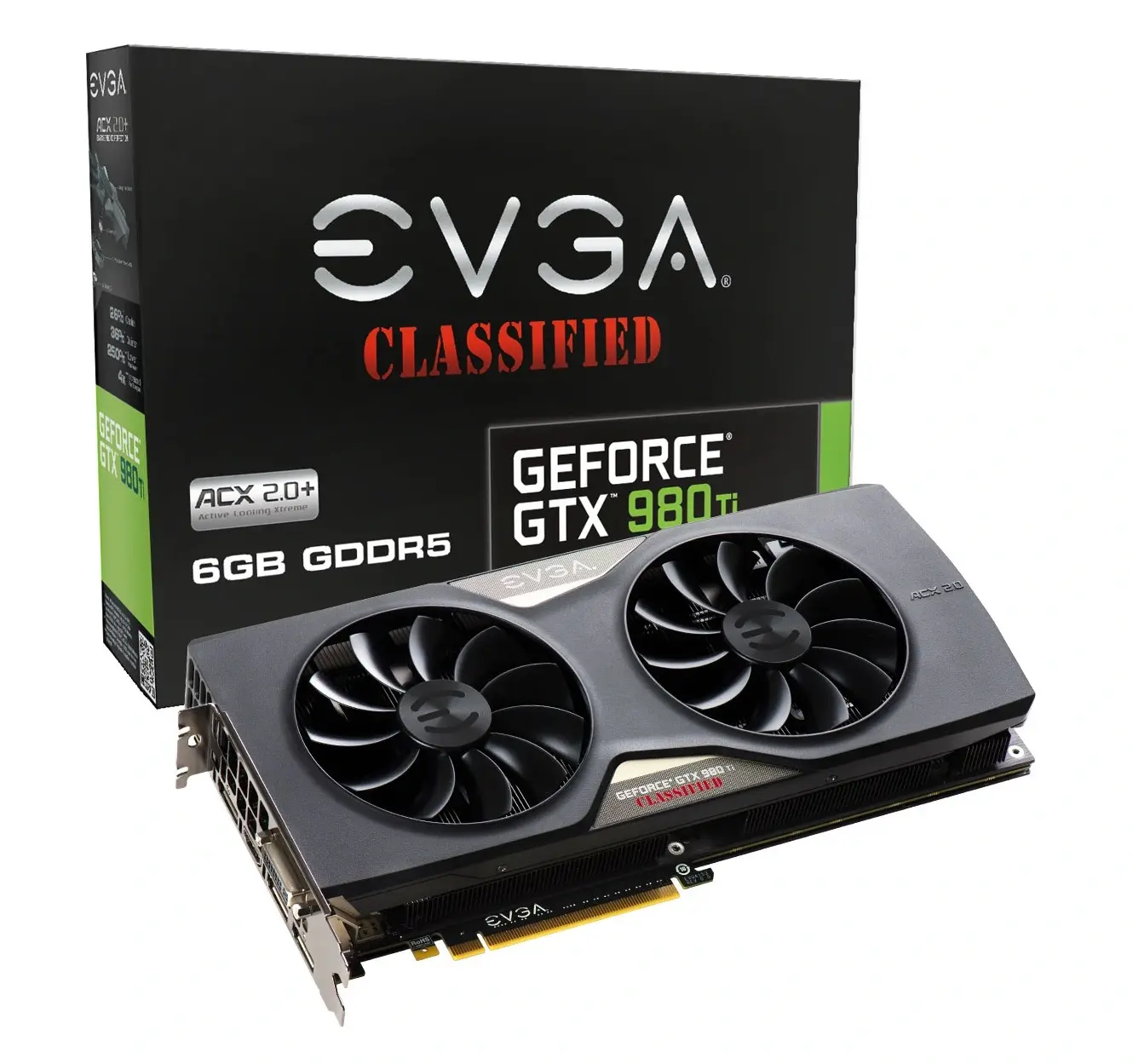 06G-P4-4998-KR EVGA Nvidia GeForce GTX 980 Ti ACX 2.0+ ...