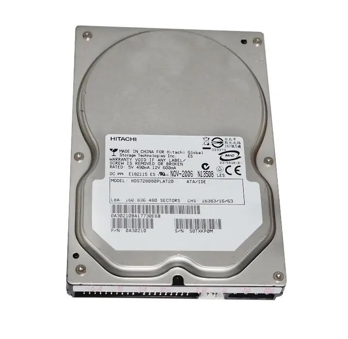 07N6655 Hitachi Deskstar 60GXP 60GB 3.5 7200RPM IDE Ultra ATA-100 2MB Cache 3.5-inch Hard Drive