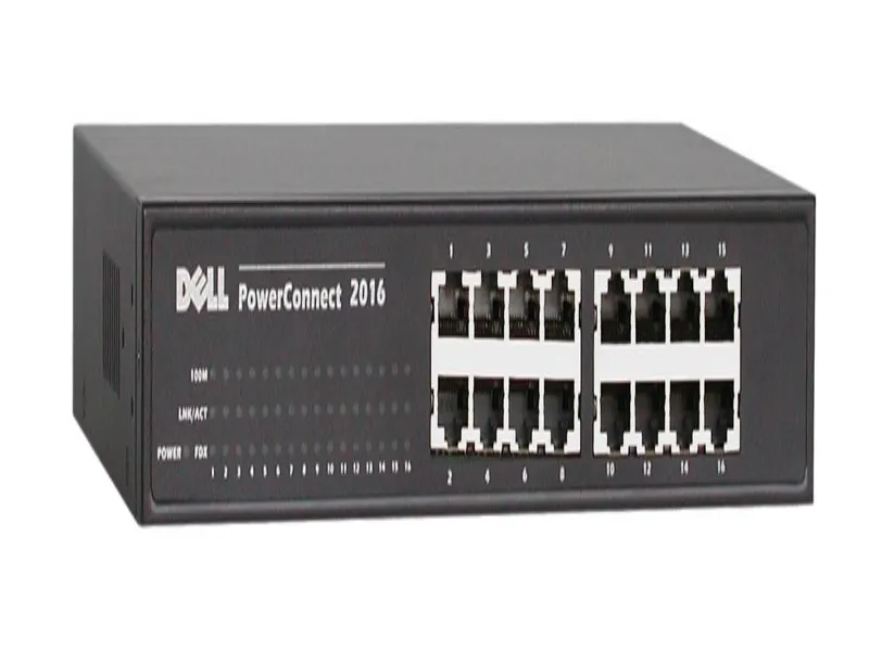 07H966 Dell PowerConnect 2016 16-Ports 10/100 Fast Ethe...