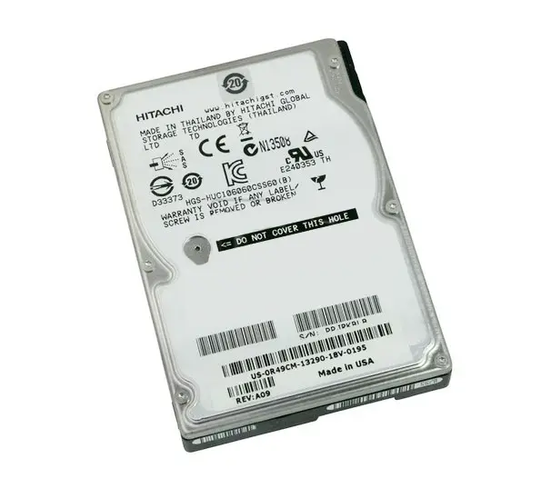 0B25662 Hitachi Ultrastar 600GB 10000RPM SAS 6GB/s 2.5-...