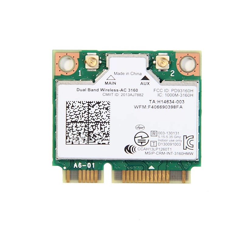 0R4GW0 Dell Wi-Fi Card Broadcom Mini PCI-Express IEEE 8...