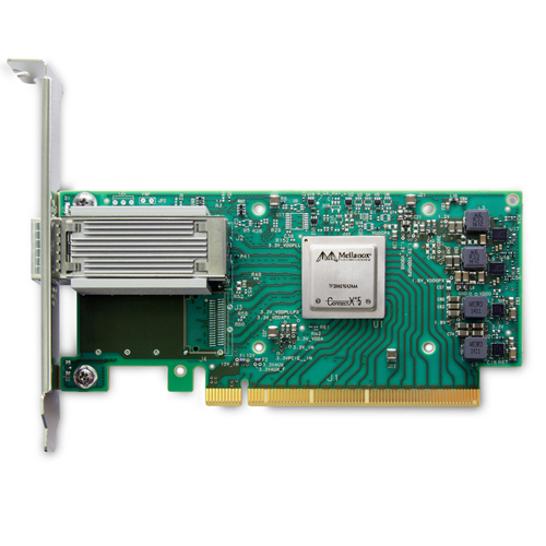 0RMKR DELL Mellanox Mcx515a-gcat Connectx-5 En 50gbe Ethernet Adapter Card Pci Express 3.0 X16 Single Port Optical Fiber Card