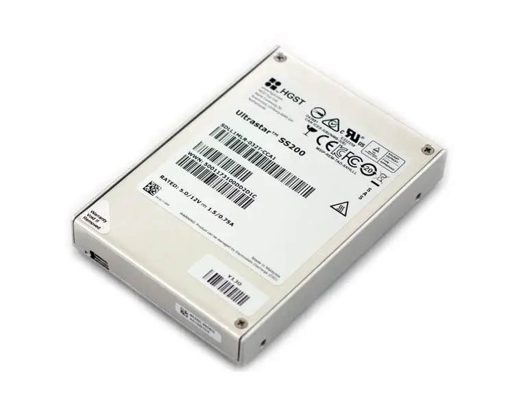 0TS1376 Hitachi Ultrastar SS200 400GB Multi-Level Cell (MLC) SAS 12Gb/s Mixed Use (SE) 2.5-inch Solid State Drive