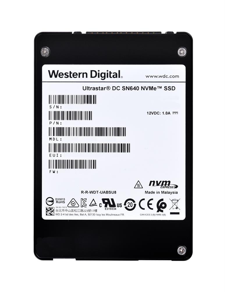 0TS1930 Western Digital Ultrastar Dc Sn640 7.68tb Pcie ...