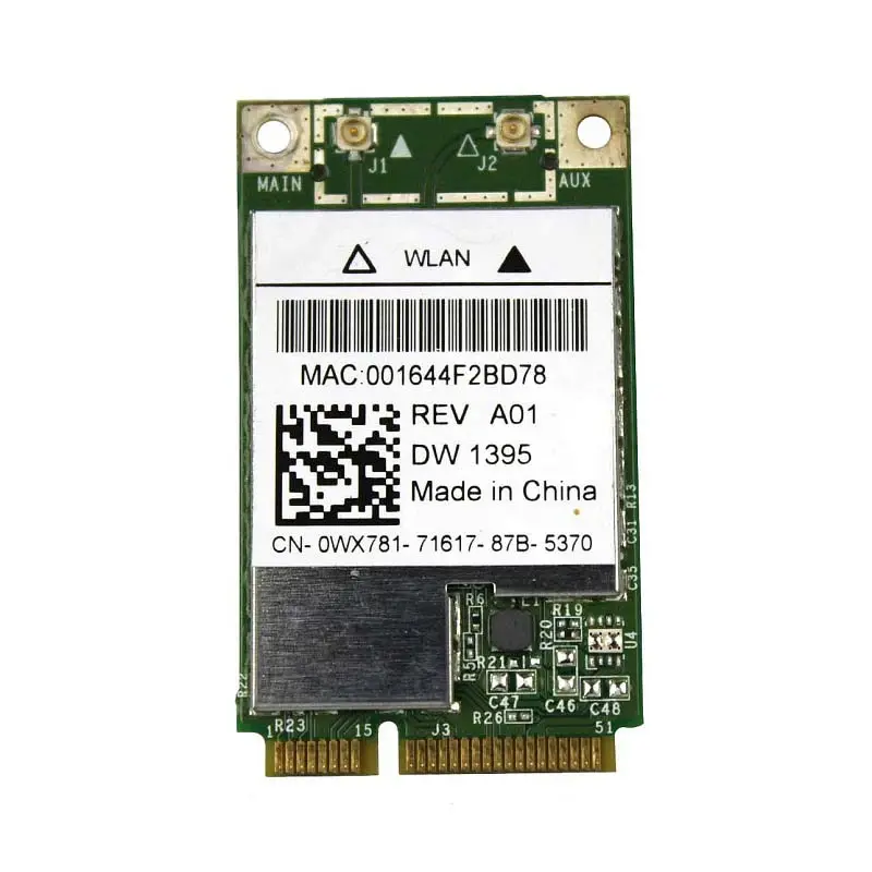 0WX781 Dell Wireless 1395 IEEE 802.11G Internal Card Ne...