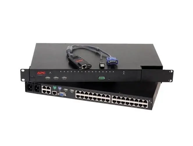 0F4W28 Dell 4322DS KVM 32-Port Server Remote Console Rack-Mountable Switch
