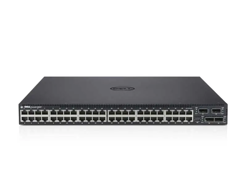 0H9NXW Dell Force10 S4820T 48-Ports 10GbE 10GBase-T RJ-45 Enterprise Network Switch with 4 x QSFP 40GB Ports