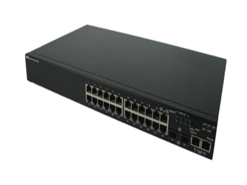 0K688K Dell PowerConnect 3524 24-Port 10/100-Base-T 2 x Gigabit SFP+ 10/100/1000 Manageable Stackable Ethernet Switch