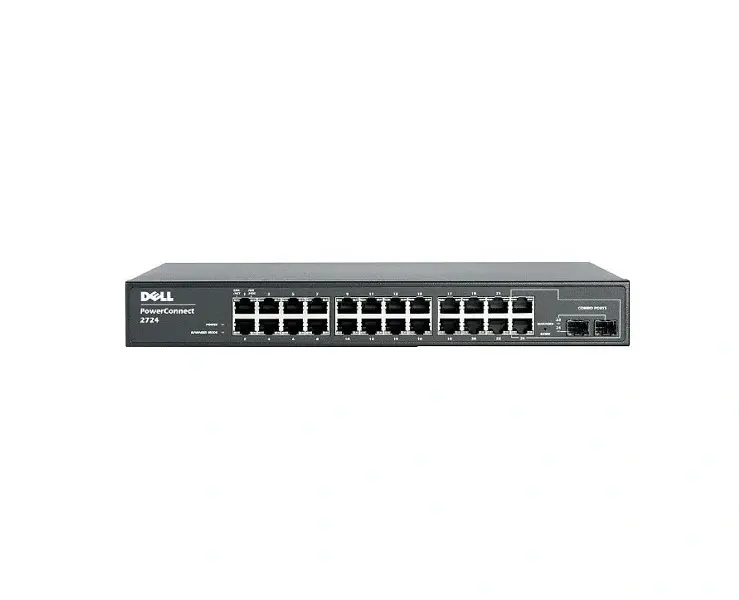 0R0876 Dell PowerConnect 2724 24-Ports 10/100/1000Base-...