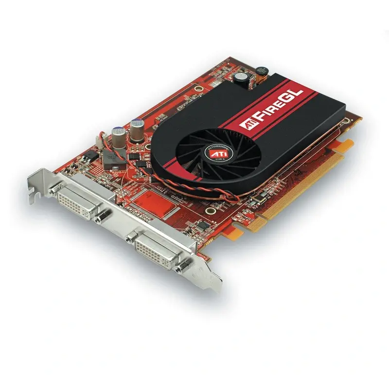 0UH651 Dell ATI FIRE GL V7200 256MB GDDR3 SDRAM 2DVI PCI-Express Graphics Card without Cable