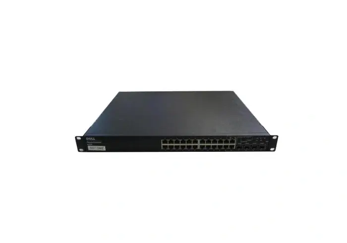 0Y3549 Dell PowerConnect 6224 24-Ports 10/100/1000BASE-T + 4 x shared SFP Gigabit Ethernet Managed Switch