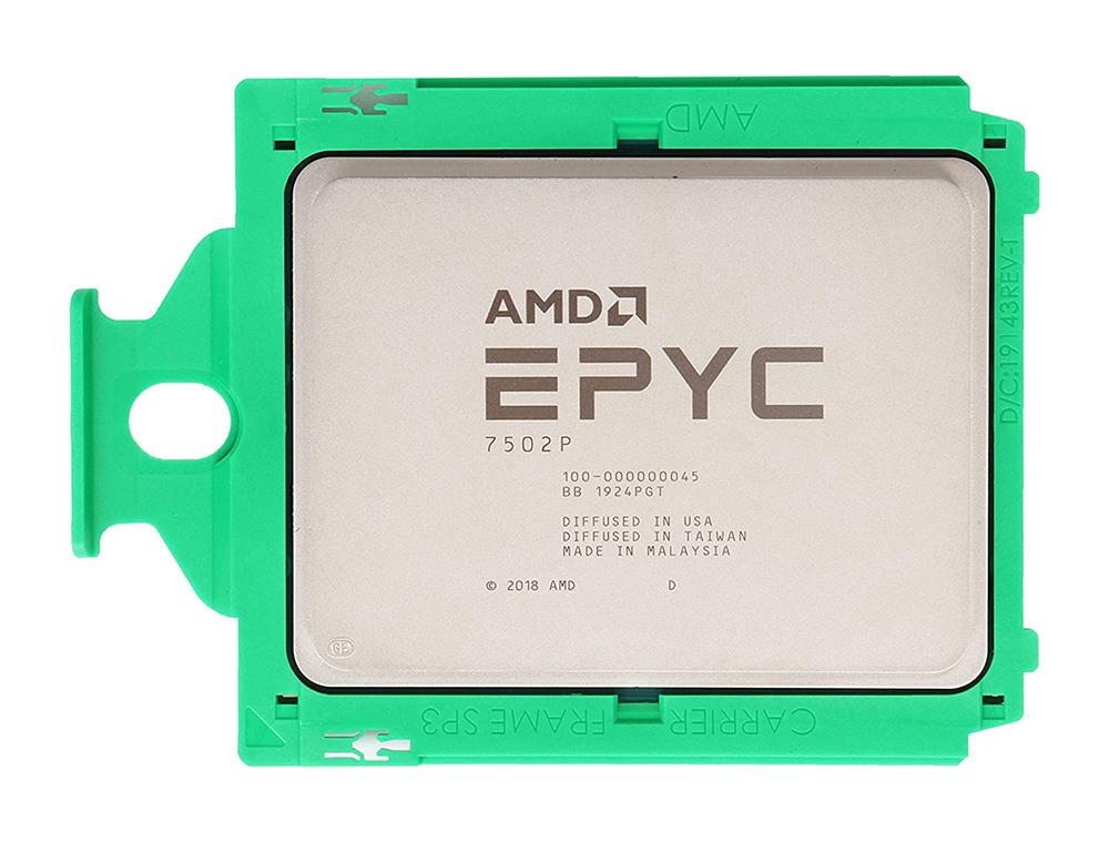 100-000000045 AMD Epyc 32-core 7502p 2.5ghz 128mb L3 Ca...