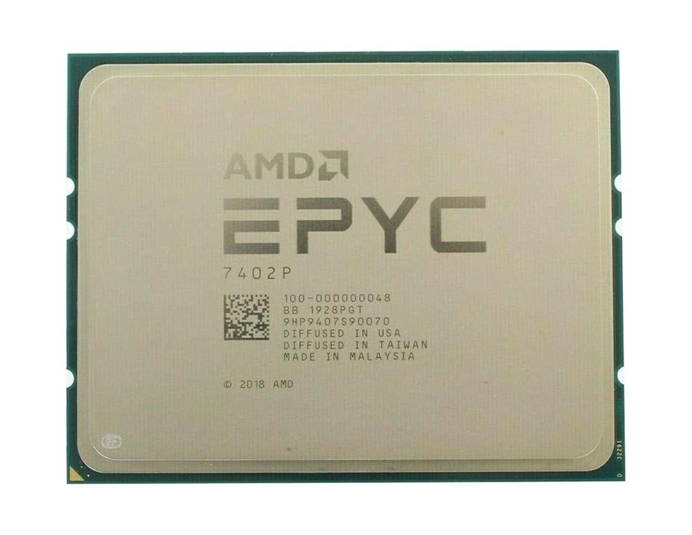 100-000000048 AMD Epyc 7402p 24-core 2.8ghz 128mb L3 Ca...