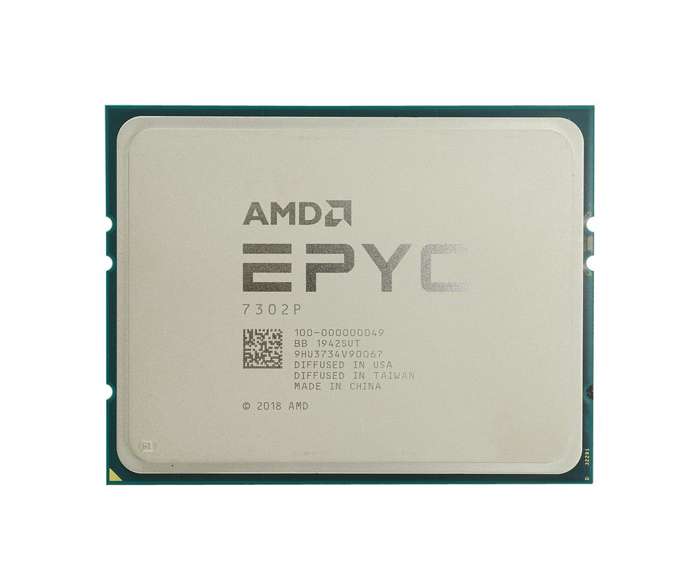 100-000000049 AMD Epyc 7302p 16-core 3.0ghz 128mb L3 Ca...