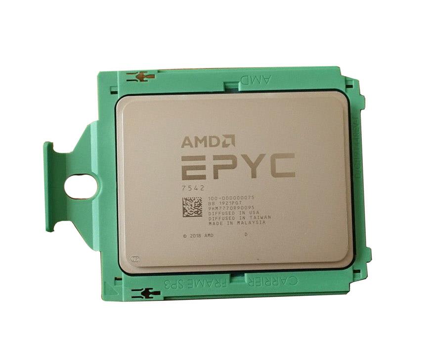 100-000000075 AMD Epyc 7542 32-core 2.9ghz 128mb L3 Cache Socket Sp3 7nm 225w Processor Only