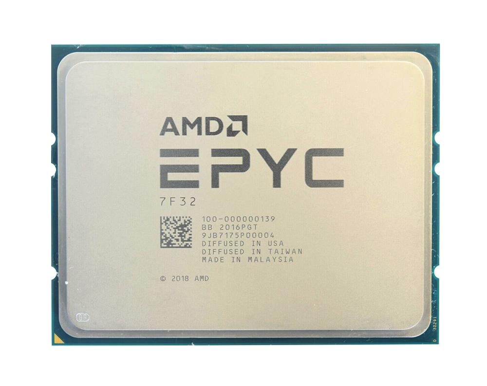 100-000000139 AMD Epyc 7f32 8-core 3.7ghz 128mb L3 Cach...