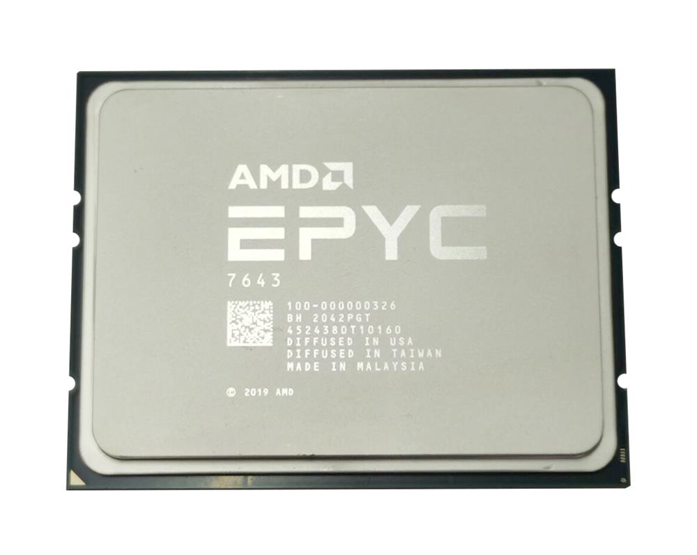 100-000000326 AMD Epyc 7643 48-core 2.3ghz 256mb L3 Cac...