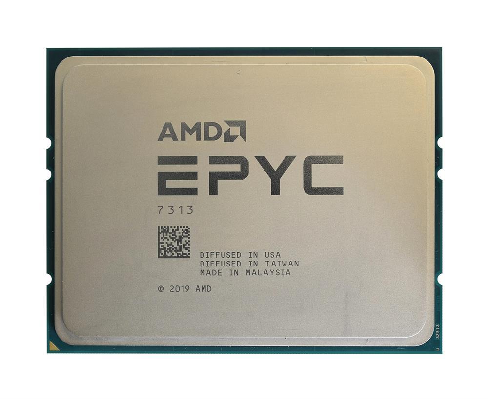 100-000000329 AMD Epyc 7313 16-core 3.0ghz 128mb L3 Cache Socket Sp3 7nm 155w Processor Only