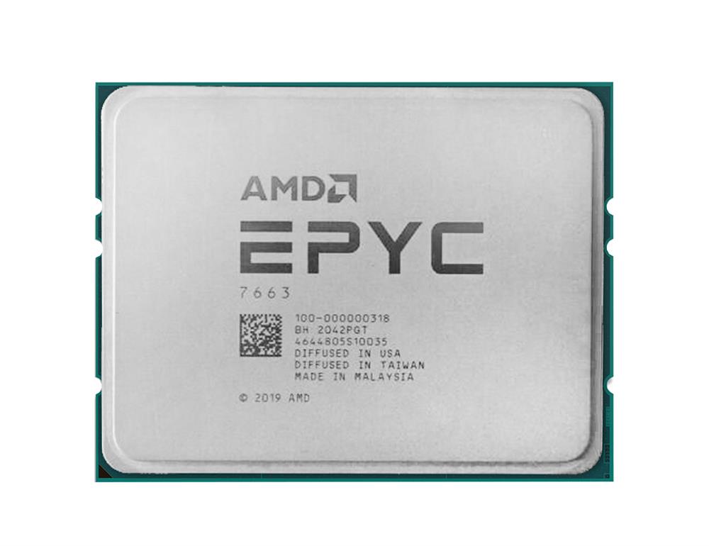 100-100000318WOF AMD Epyc 7663 56-core 2.0ghz 256mb L3 ...