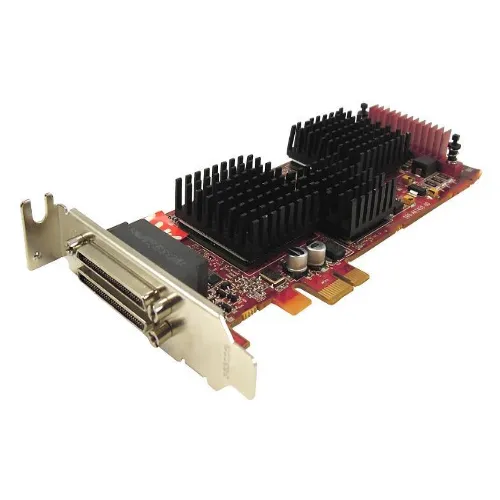 102A6140200 ATI Tech FireMV 2400 256MB DDR PCI-Express x1 4x DVI to VGA/D-Sub/ 2x VHDCI Connector Workstation Video Graphics Card