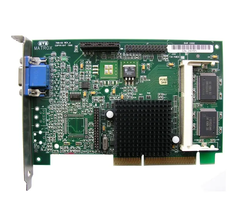 159511-001 HP Matrox G200 Quad PCI 32MB Dual DVI Link Video Graphics Card