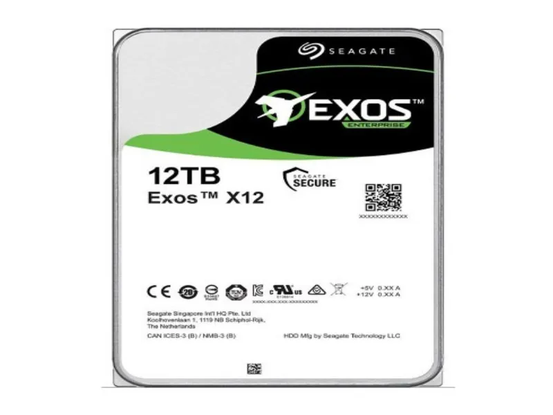 ST12000NM0007 Seagate Exos X12 12TB 7200RPM SATA 6GB/s ...