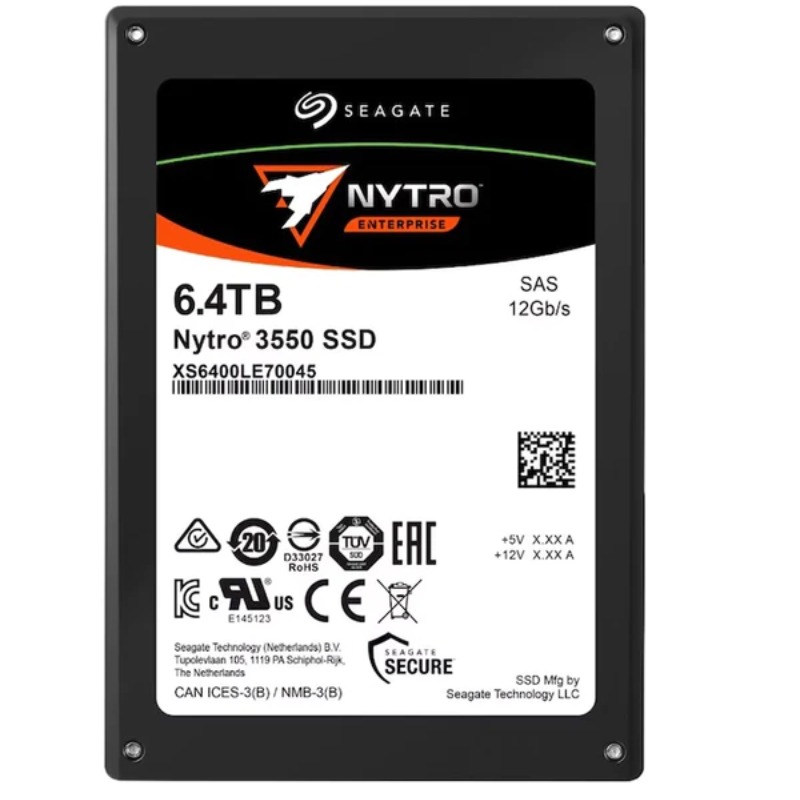 XS1920SE70074 SEAGATE Nytro Value Sas 6.4Tb Scaled Endu...