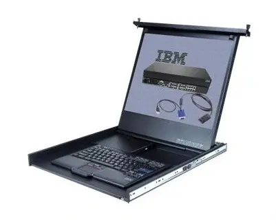 172319X IBM 1U 19-inch Flat Panel Console Kit with Multi-Burner Drive