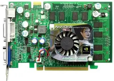 180-10508-0000-A00 Nvidia GeForce 7600GS 256MB 128-Bit GDDR2 AGP 4x/8x Video Graphics Card