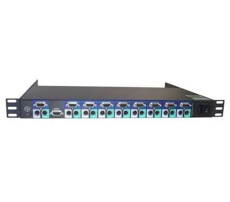 19VYX Dell 8-Port PS/2 VGA Rack Mountable without Brack...